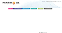 Desktop Screenshot of musikschulen-sh.de